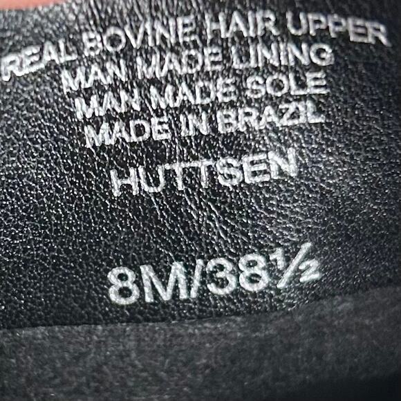 Gianni Bini Huttsen Leopard Print Calf Hair Ankle Booties Size 8 - Picture 5 of 6